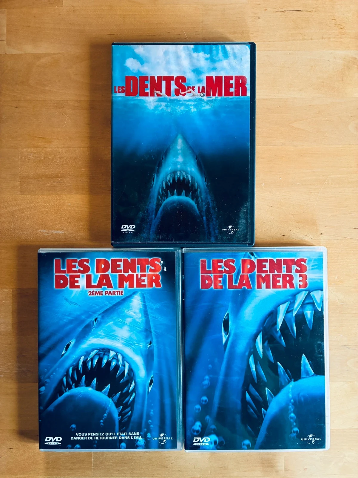 Trilogie DVD Les dents de la mer.